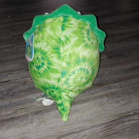 Squishmallows Rocio triceratops green tie dye Official Kellytoy  8" Soft Plush - Picture 3 of 8